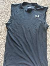 2 under armour Compression workout shirts mens large Great Condition!!