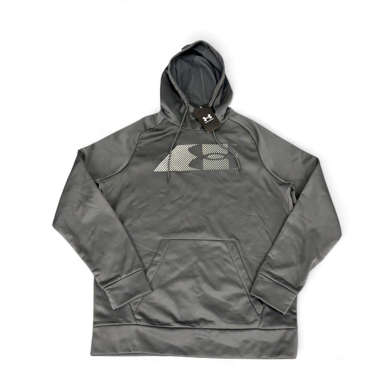 Under Armour Men’s Armour FleeceLogo Hoodie NWT 2023 Grey Sz S