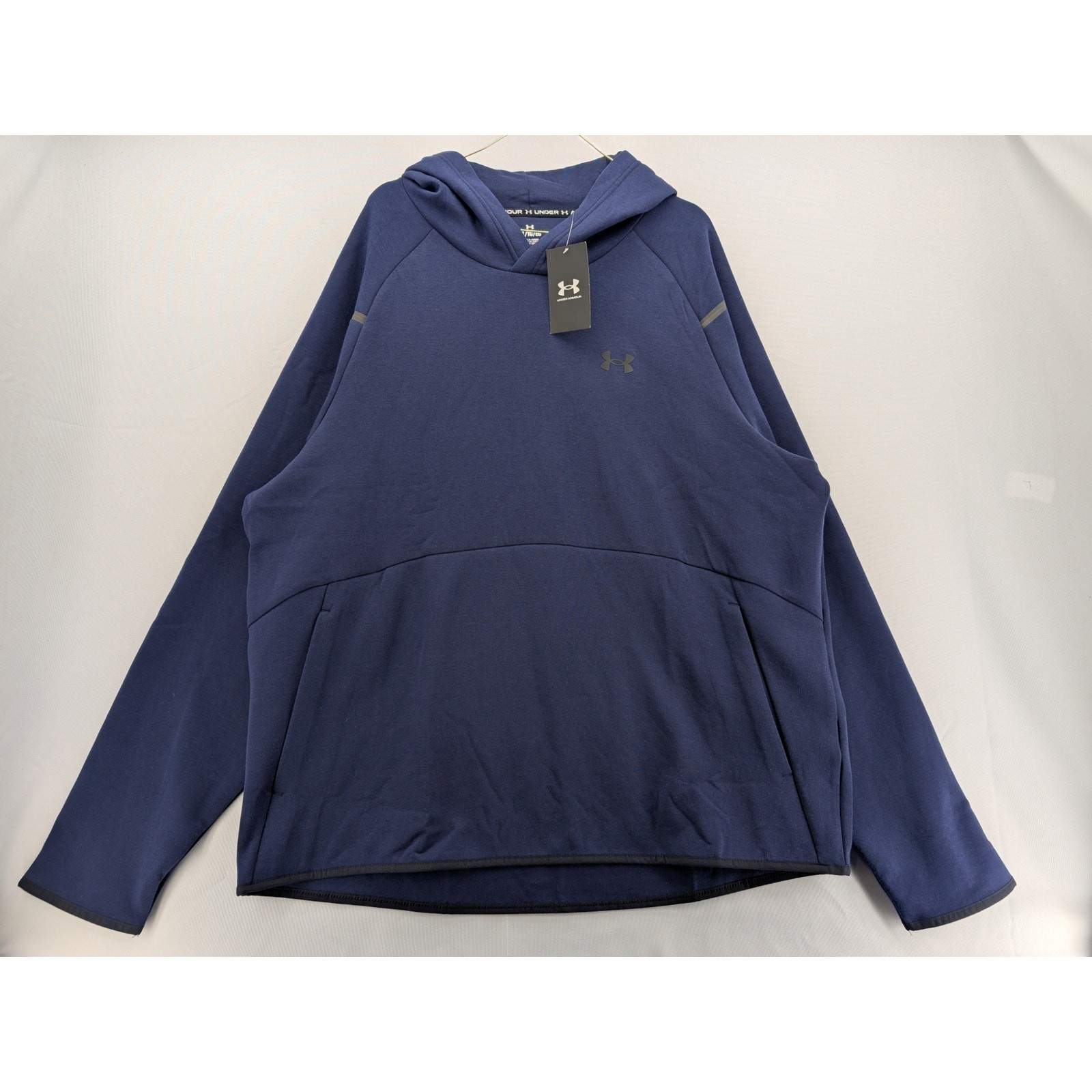 NWT Under Armour UA Unstoppable Fleece Men’s Hoodie in Midnight Navy sz XL