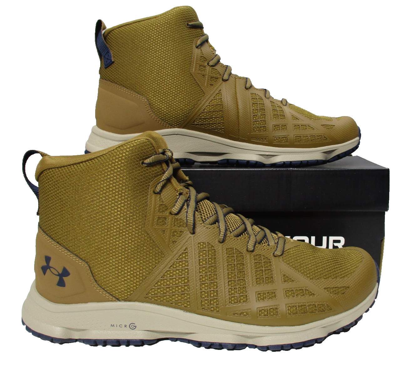 Under Armour  Micro G Strikefast Mid Tactical Shoes Boots Brown Mens Sz 11