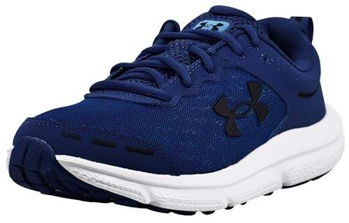 UNDER ARMOUR MENS CHARGED ASSERT 10 RUNNING SHOE – SIZE 9 – BLUE MIRAGE/BLACK