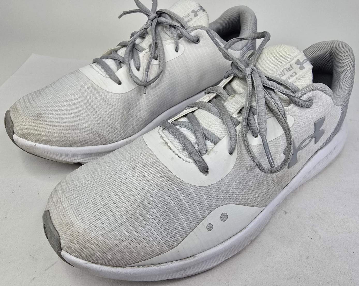 Under Armour UA Charged Pursuit 3 Twist White Road Running Shoes Men’s 10.5