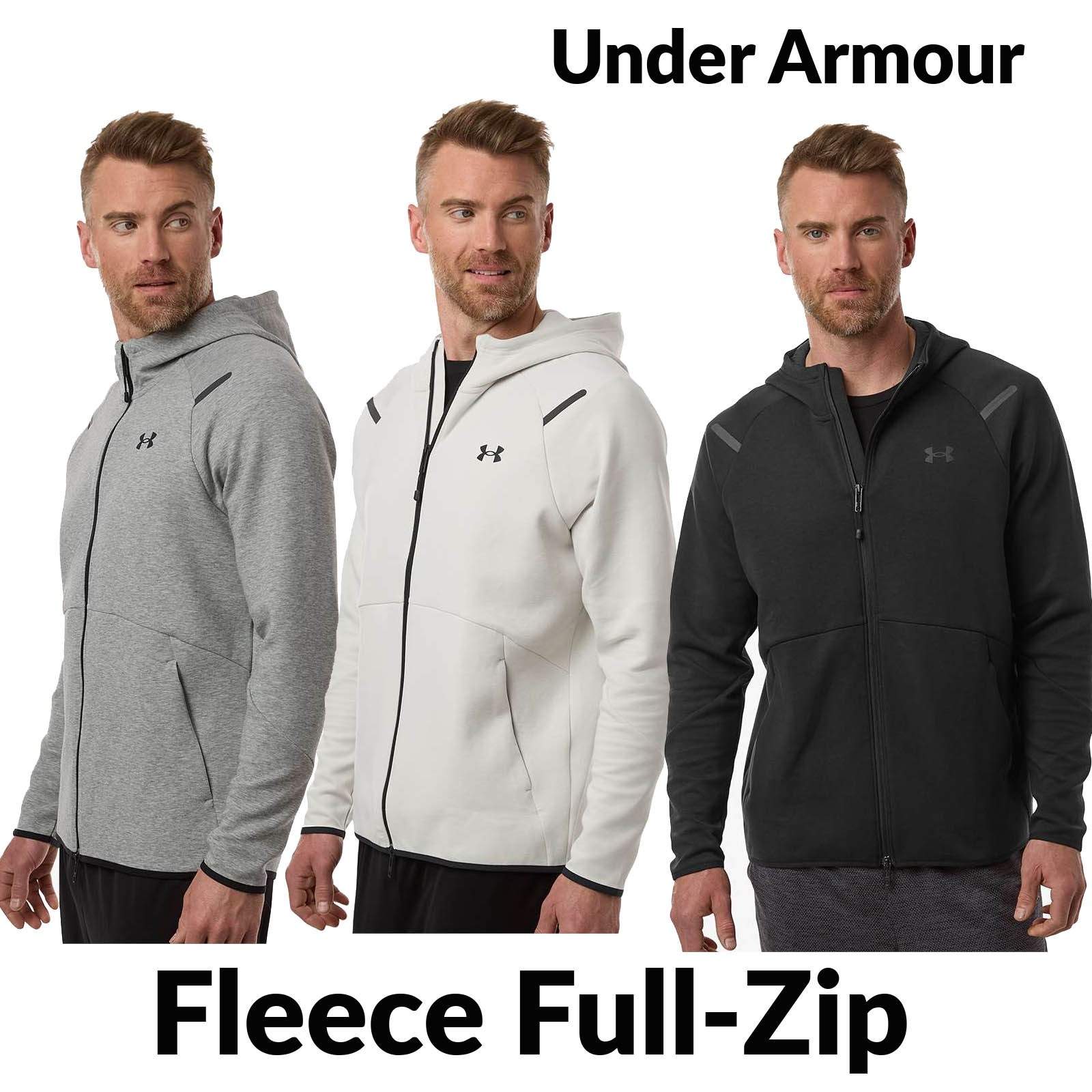 Under Armour 1379806 Men’s Unstoppable Fleece Full-Zip Jacket Athletic Hoodie