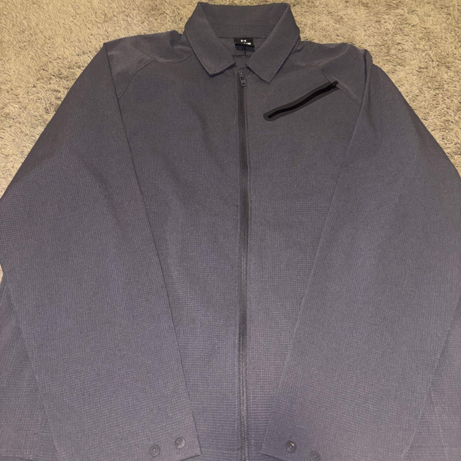 Under Armour UA Unstoppable Vented FZ Grey Jacket 1383029-001 , Mens Medium