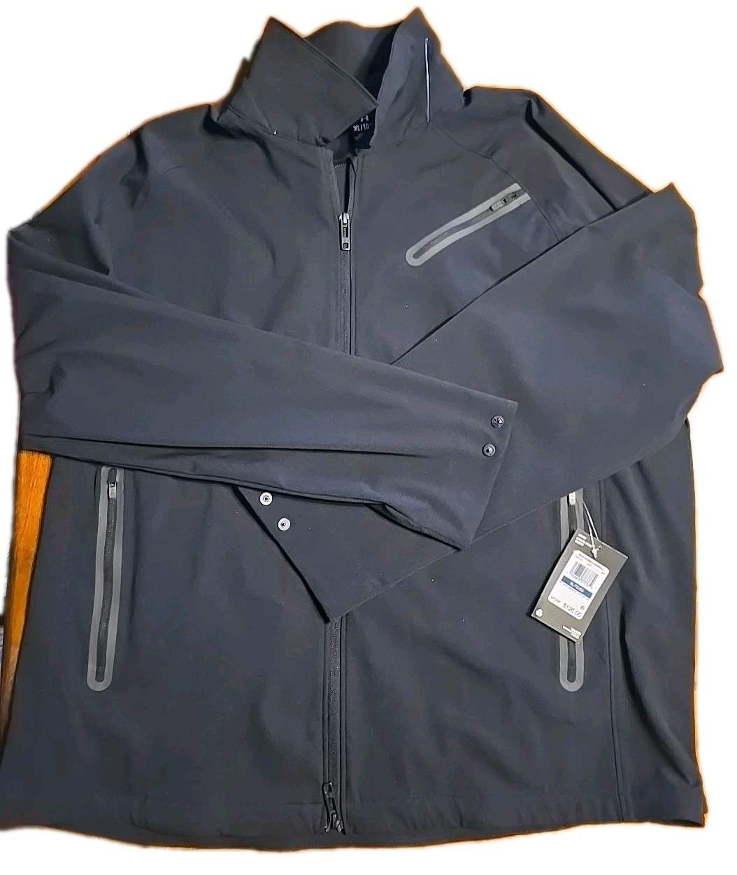 NWT $120.00 Under Armour Mens Unstoppable Vented Jacket BLACK Sz XL