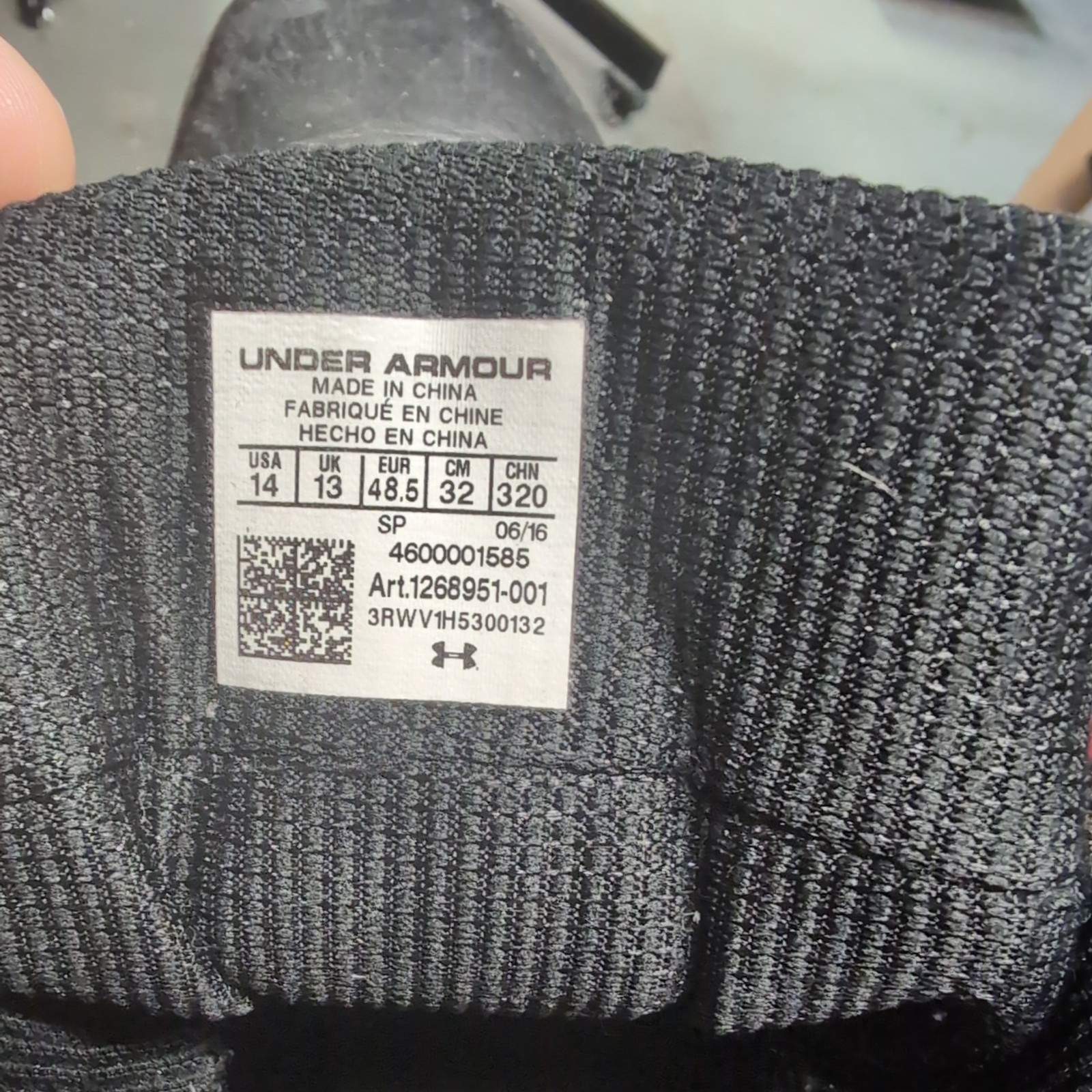 Under Armour Stellar Tactical Boots Mens Size 14 Black Military Utility Moto