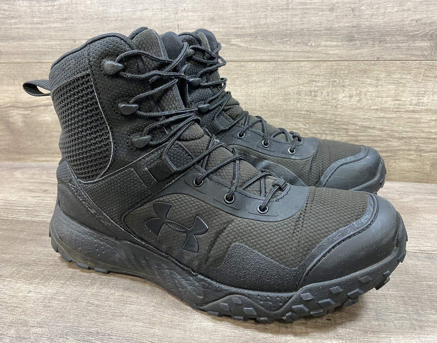Under Armour Valsetz RTS 1.5 Tactical Boots 3021036001 Clutch Black Mens Size 10