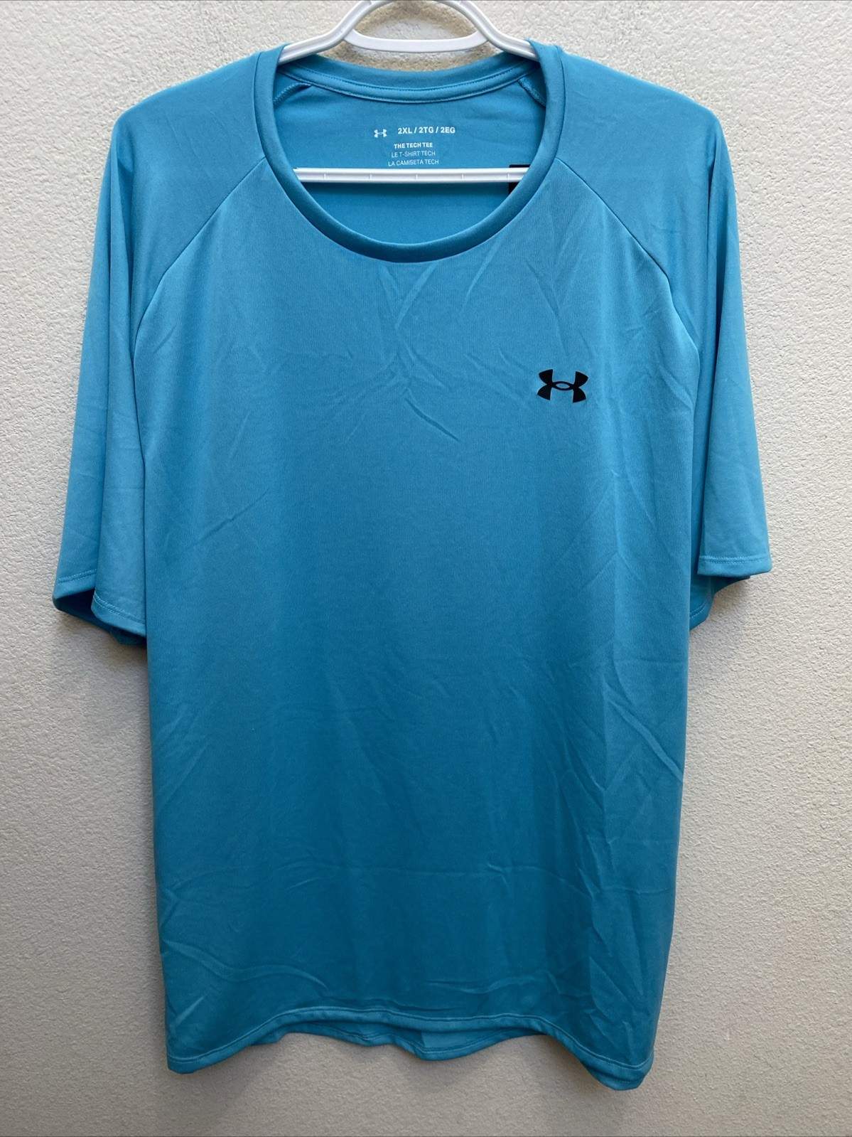 NEW Under Armour T-Shirt Mens 2XL Blue UA Tech 2.0 SS Tee NWT $25