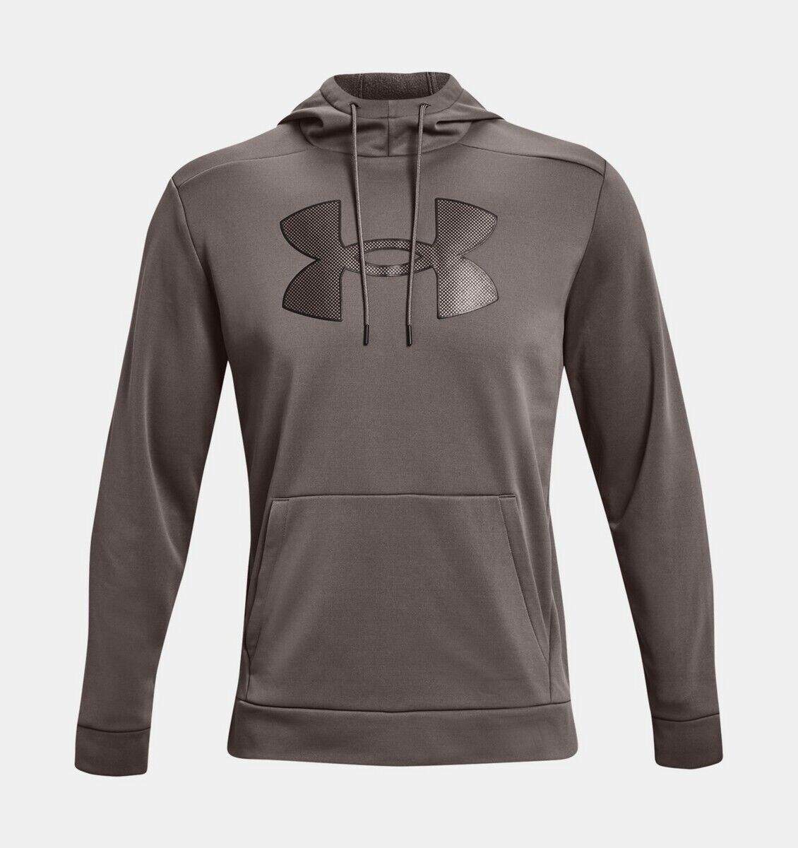 Under Armour Men’s Big Logo Fleece Hoodie CLAY Small