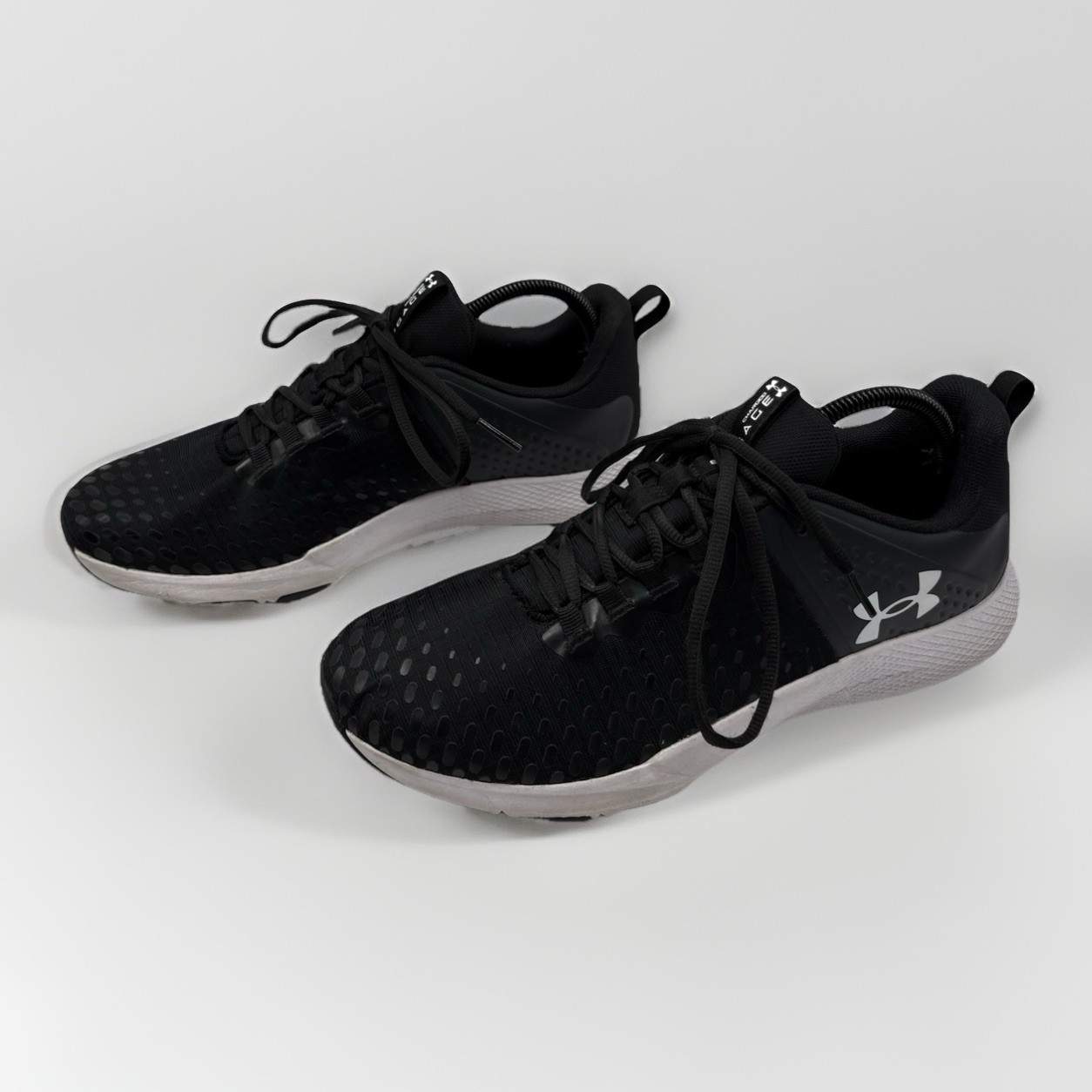 Under Armour Men’s UA Charged Engage 2 Training Shoes Black White3025527-001  9