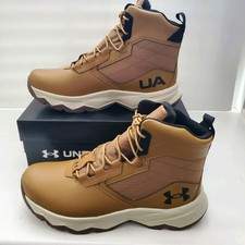 Under Armour Mens sz 9 UA Stellar G2 6″ Tactical Boots Hiking Boots 3025578-200