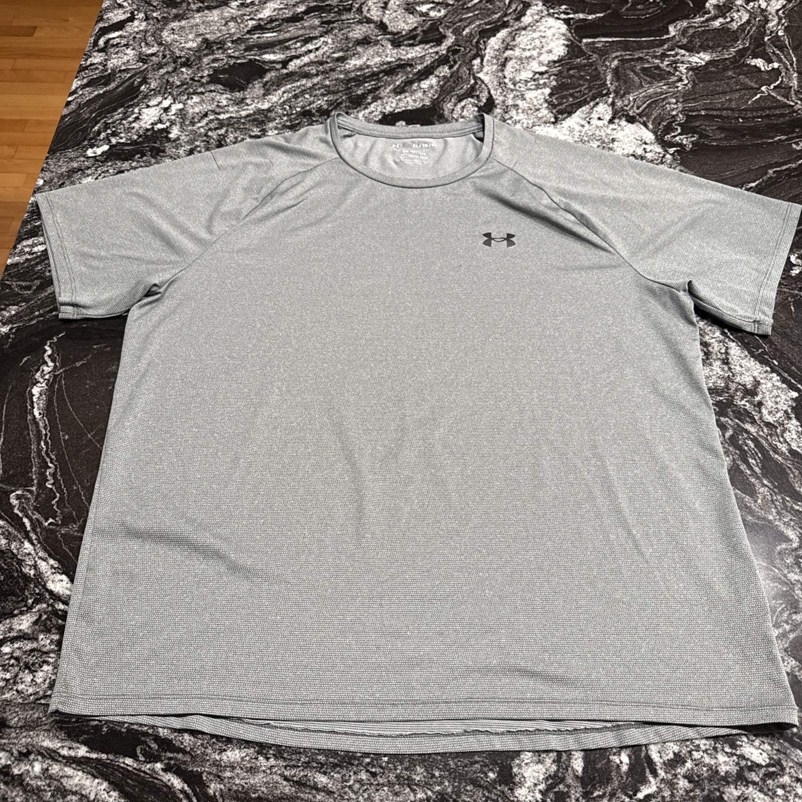 Under Armour Men’s UA HeatGear Tech 2.0 Novelty Workout T-Shirt Gray Size XL