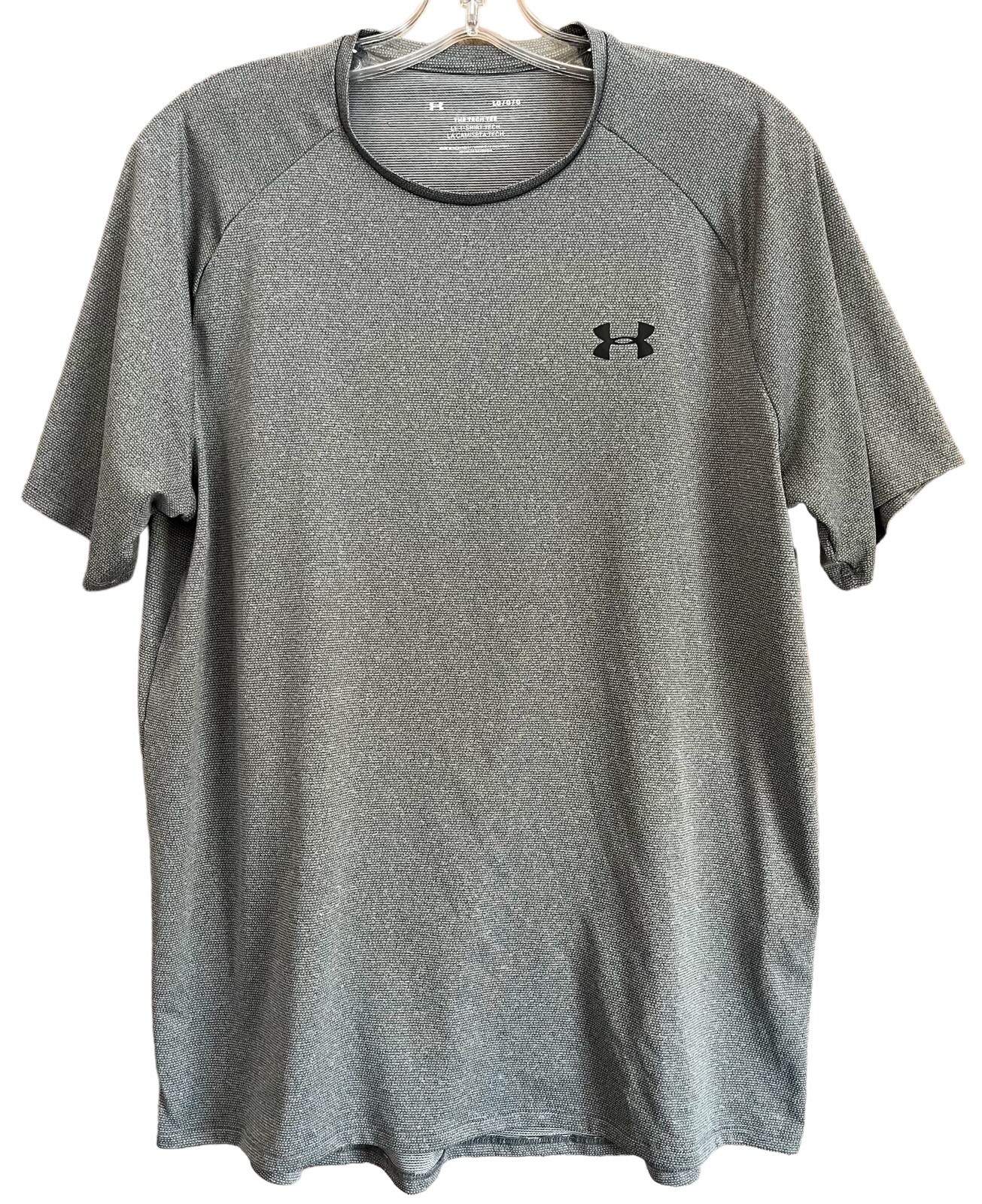 Under Armour Tshirt Adult Large Gray Tech Tee Active Fitness Workout Athleisure
