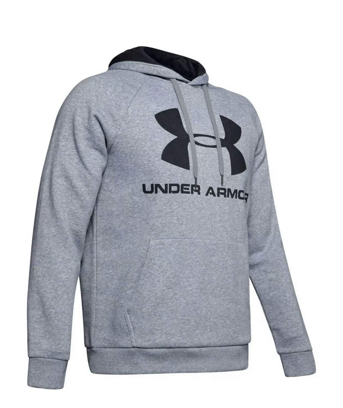 Under Armour Mens Grey LS PO Hooded Fleece Hoodie!!(Lg)