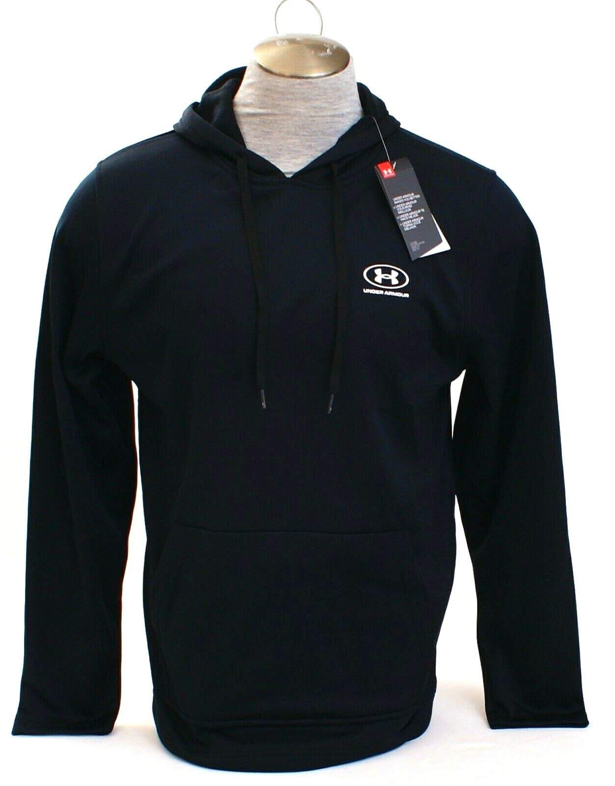 Under Armour Black Fleece Hoodie Pullover Hooded Sweatshirt Men’s NWT