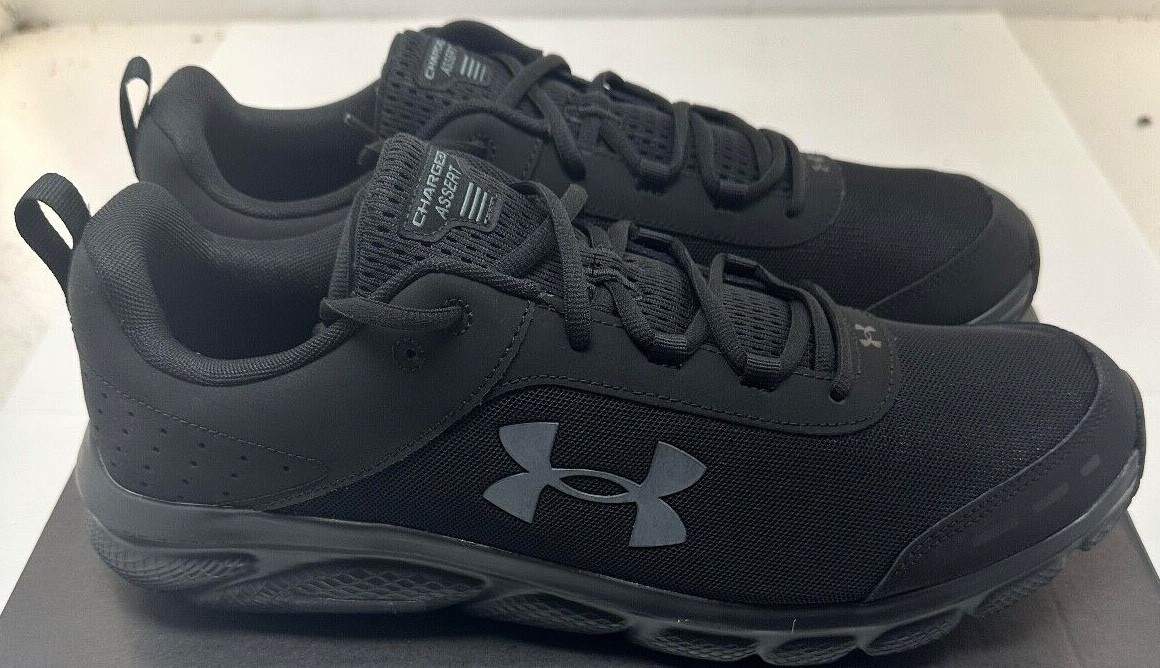 UNDER ARMOUR Men’s UA Charged Assert 8 Black 3021952-002 New with Box Free Ship
