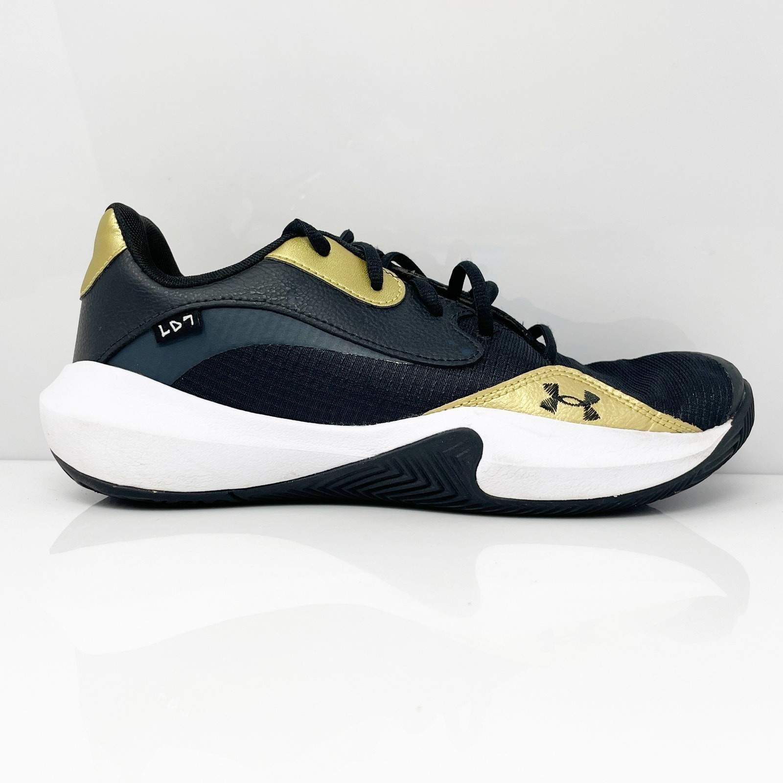 Under Armour Unisex Lockdown 7 3027646-001 Black Running Shoes Sneakers M9 W10.5