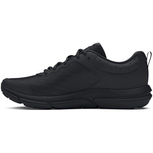 3026175 UNDER ARMOUR MEN CHARGED ASSERT 10 SHOES SIZE 8.5 BLACK BLACK BLACK