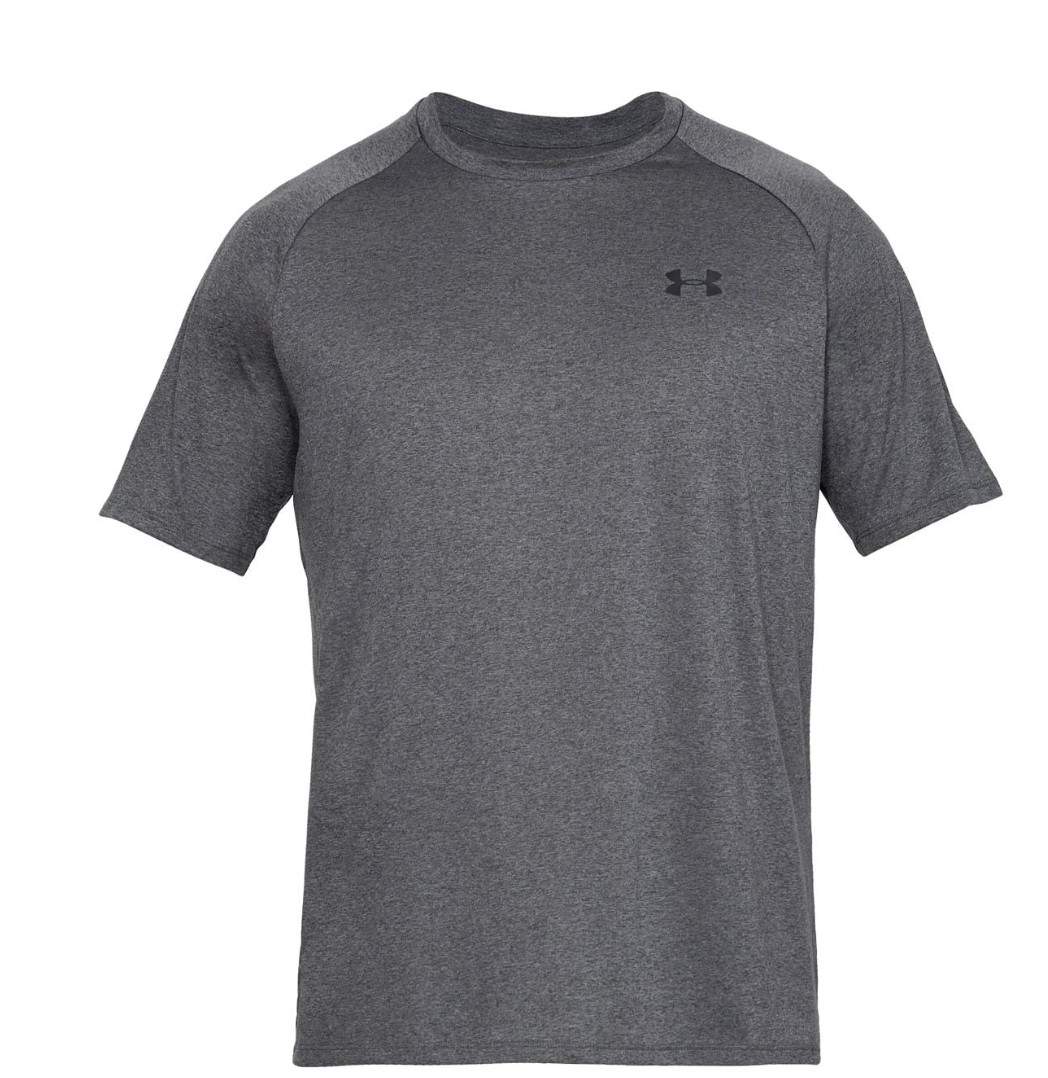 Under Armour Tech 2.0 Short Sleeve Top Shirt Mens Medium Heather/Black NWT