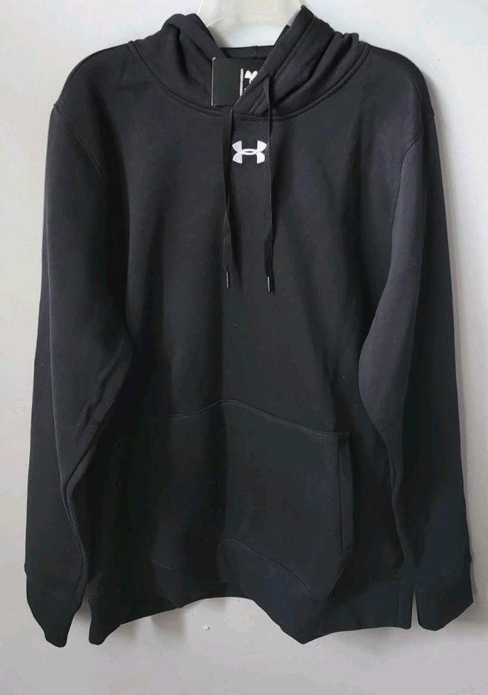 Under Armour Hoodie Hustle Fleece UA Mens 1300123 Pullover Embroidered New L