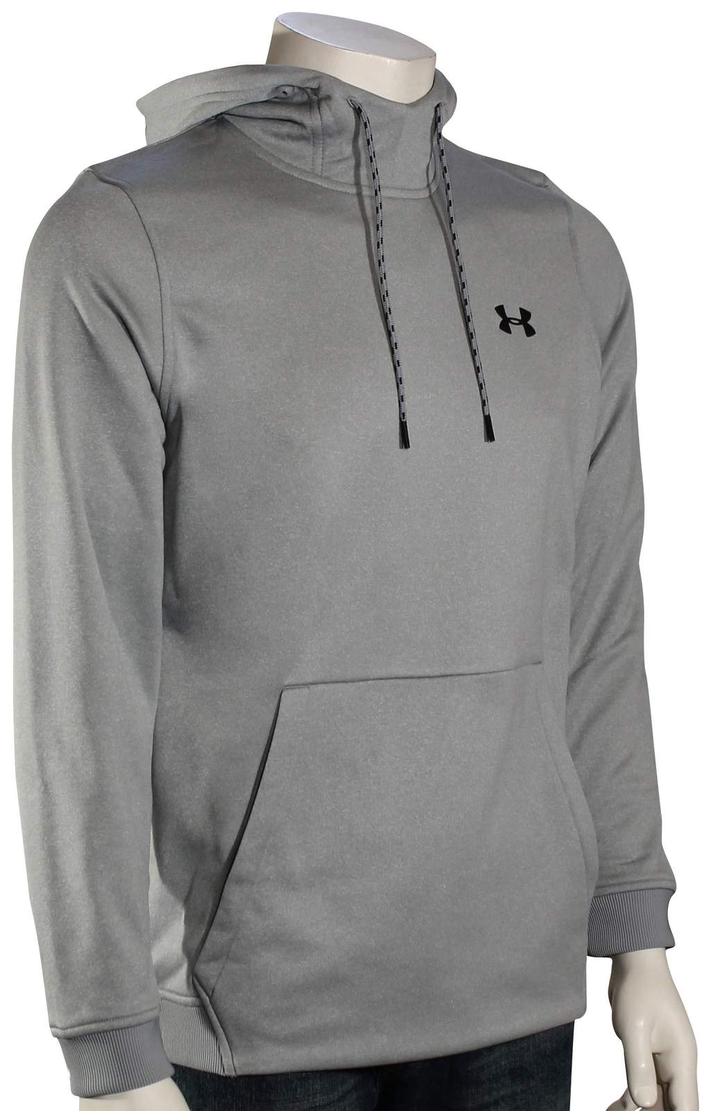 Under Armour Armour Fleece Pullover Hoody – Steel Light Heather / Black – New