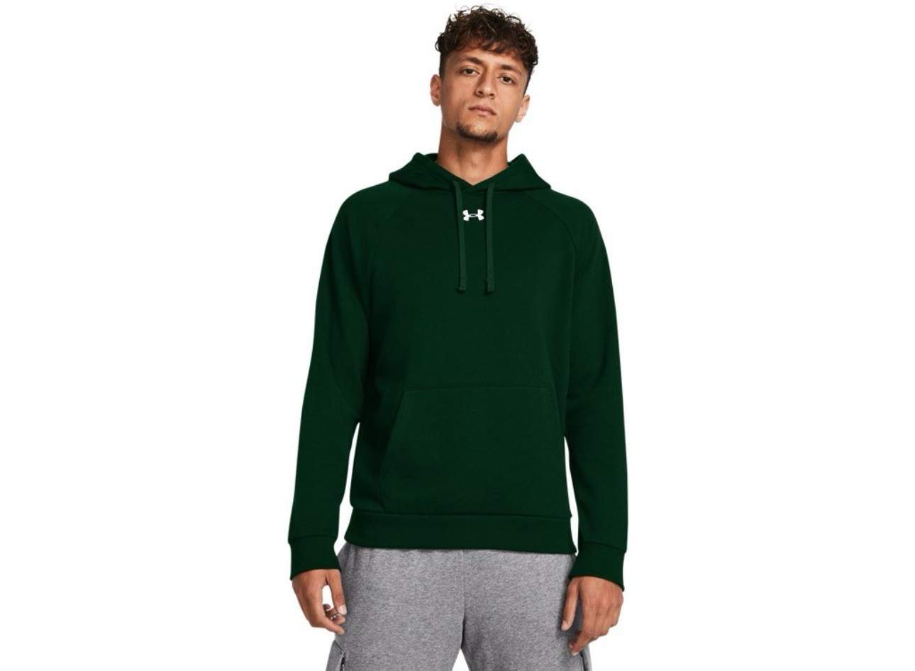 Under Armour Mens Rival Fleece Hoodie – Ultra-Soft Inside – 1379757