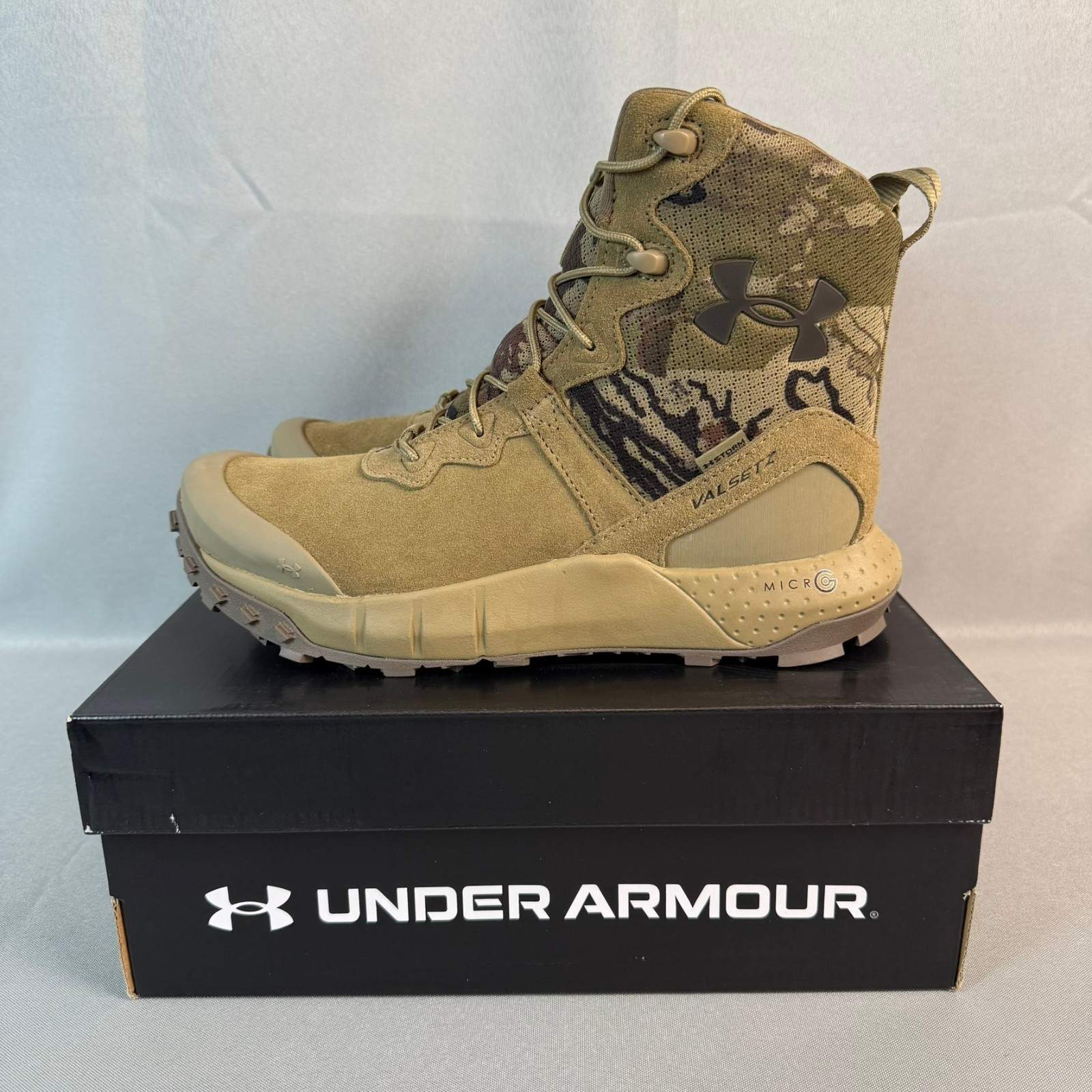 Under Armour Micro G Valsetz Reaper Boots Mens 8.5 Brown Camo Tactical New NWT