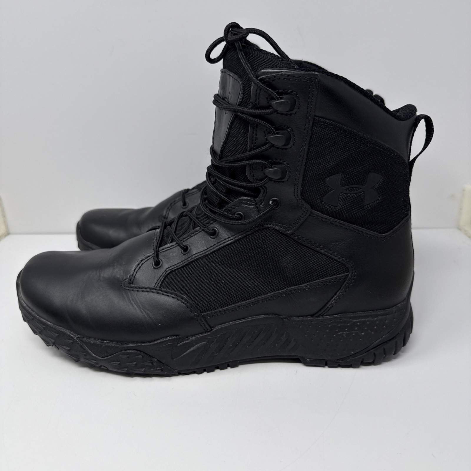 Under Armour UA Stellar TAC Mens 11.5 Black Boots Sneaker Tactical Boots