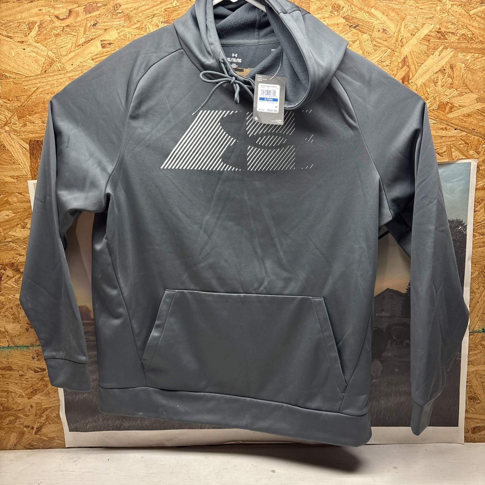 Under Armour Men’s Armour Fleece Pullover Graphic Hoodie 1373404-012 Size XL