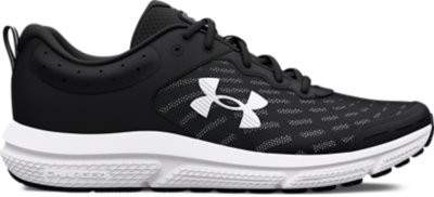 Under Armour Men’s UA Charged Assert 10 Running Shoes Black/Black/White – 302617