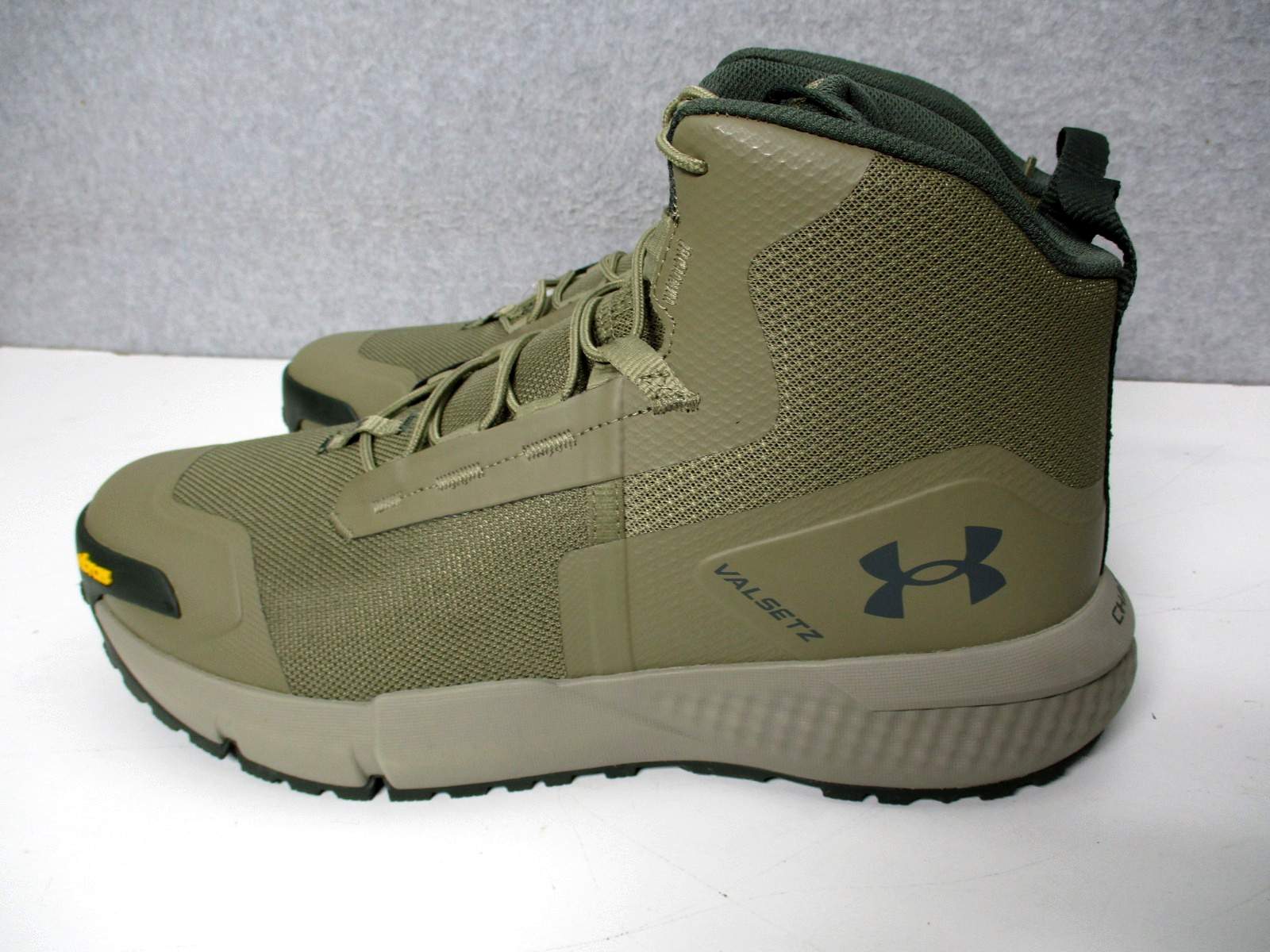 UA Under Armour Charged Valsetz Brown/Olive Tactical Boots Mens Sz 12.5