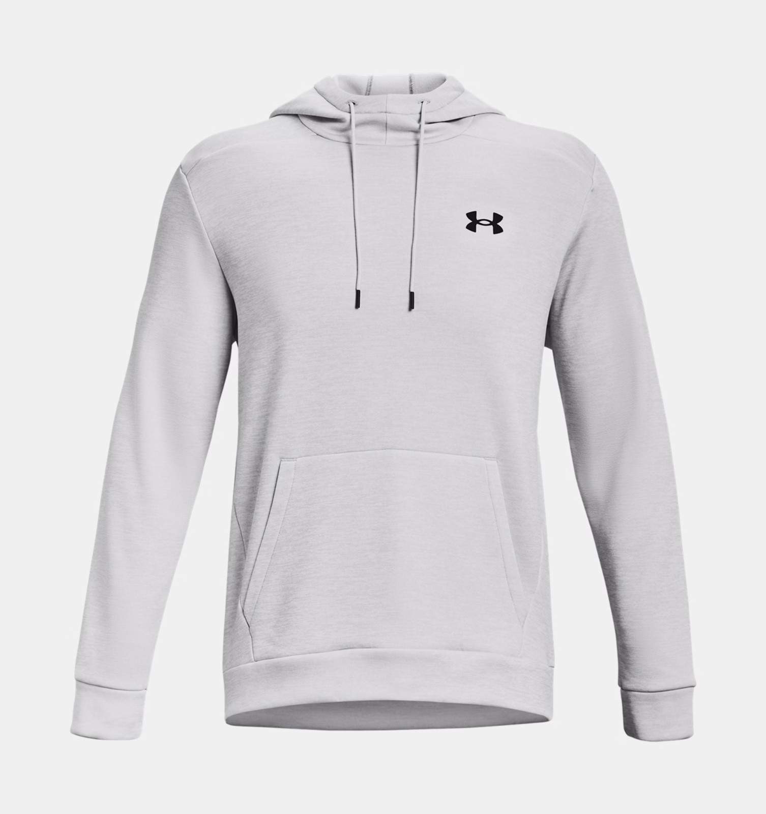 Under Armour Men’s Armour Fleece Twist Hoodie Light Gray Size S EXCELLENT