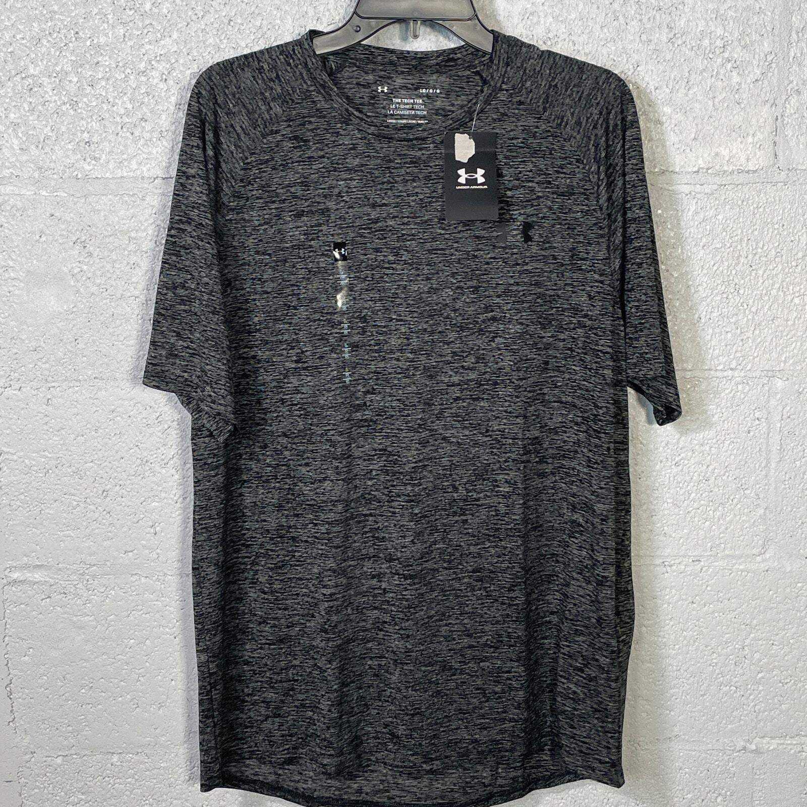 Under Armour Men’s Tech 2.0 crew neck T-Shirt  Black Large