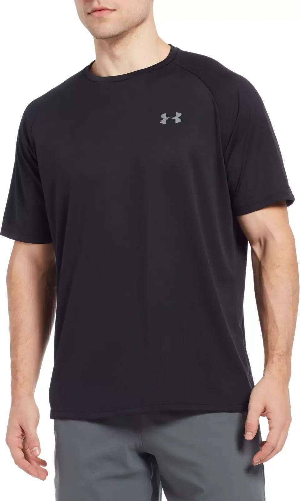 Under Armour T-Shirt Men’s Medium Black Tech 2.0 Short Sleeve New 1326413