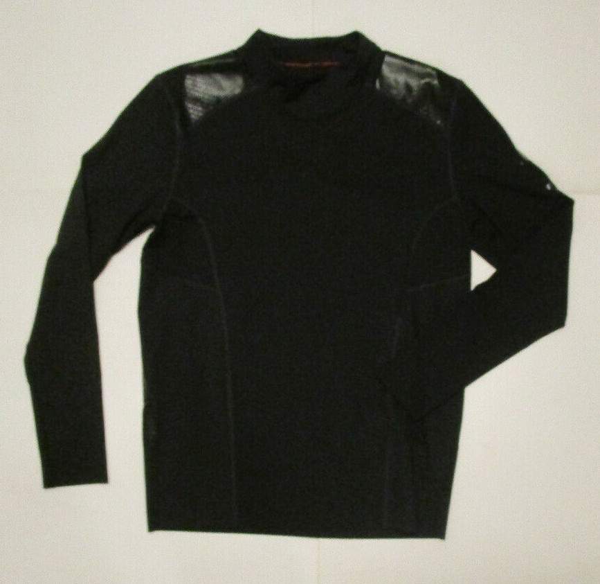 Men’s Under Armour Compression LS Training Shirt, New Black Sport  UA Top Sz XL