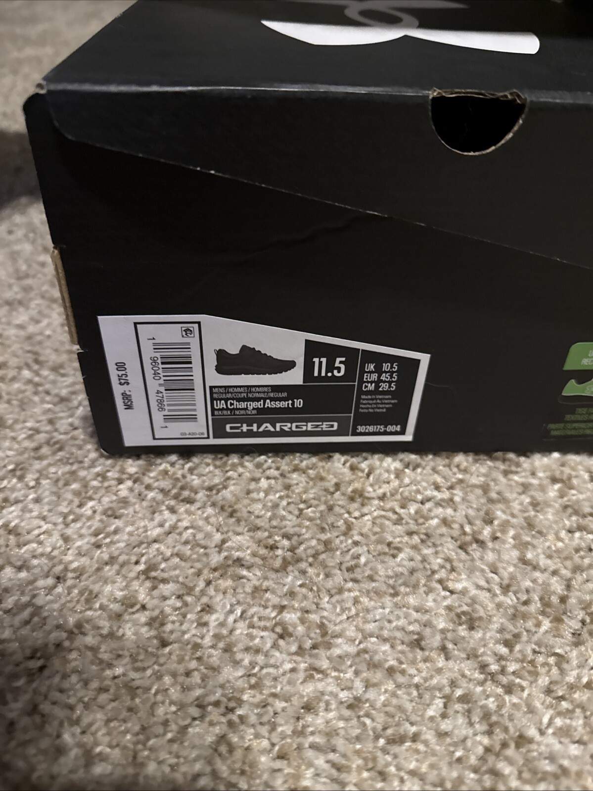 Men’s UA Charged Assert 10 Running Shoes