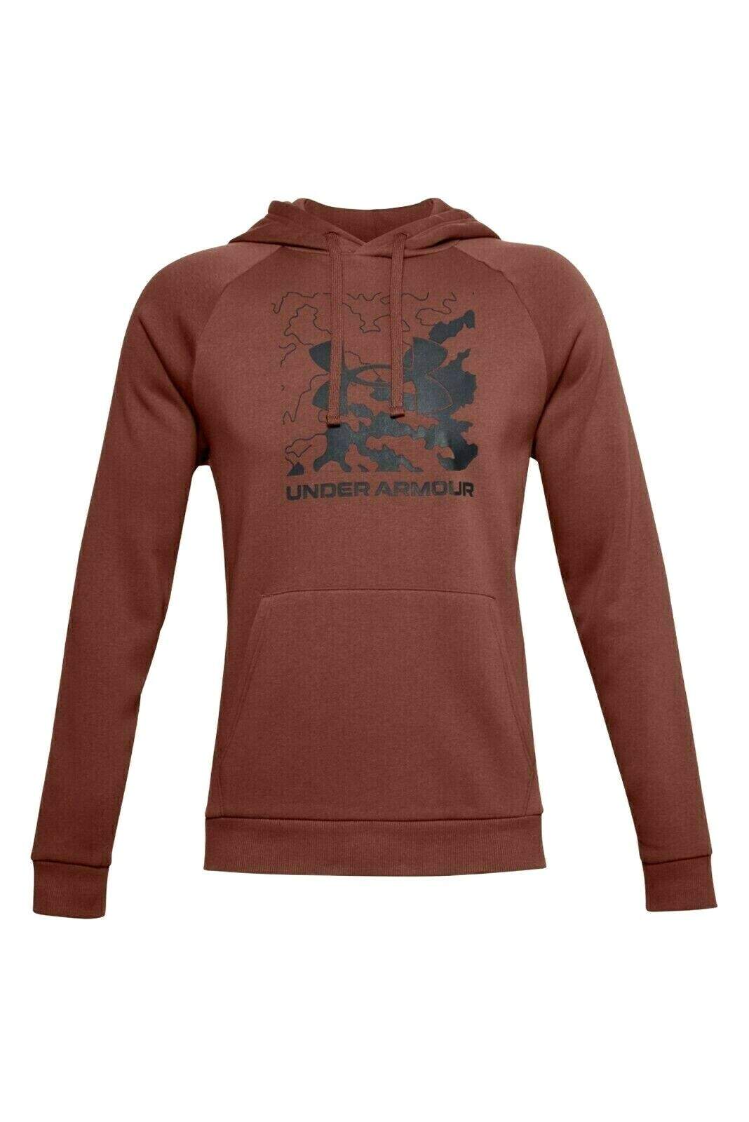 Under Armour Hoodie, Men’s, UA Rival Fleece Box Logo Hoody, Large, New With Tags