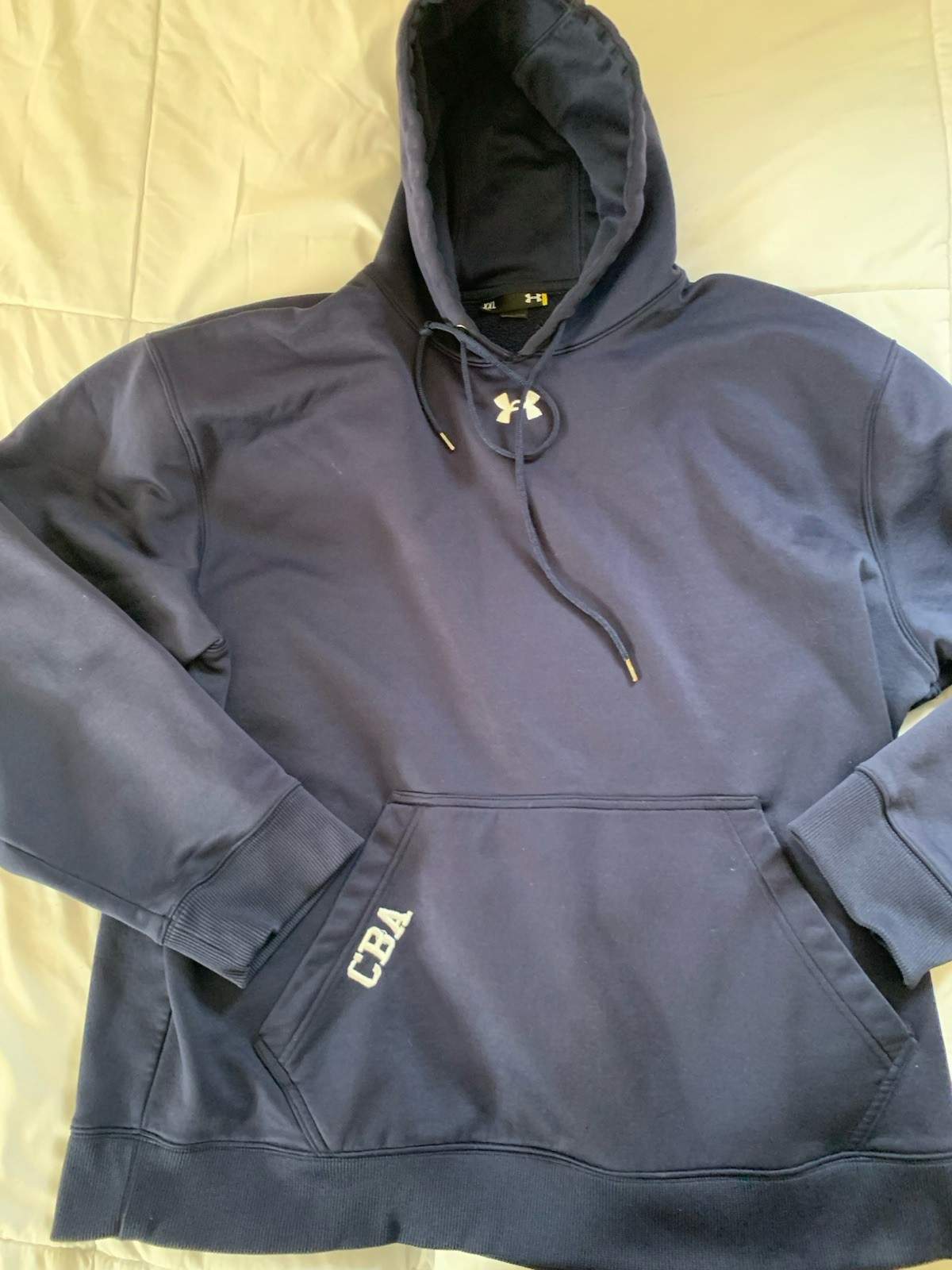 Under Armour Hoodie Fleece  Mens  Pullover Navy Blue