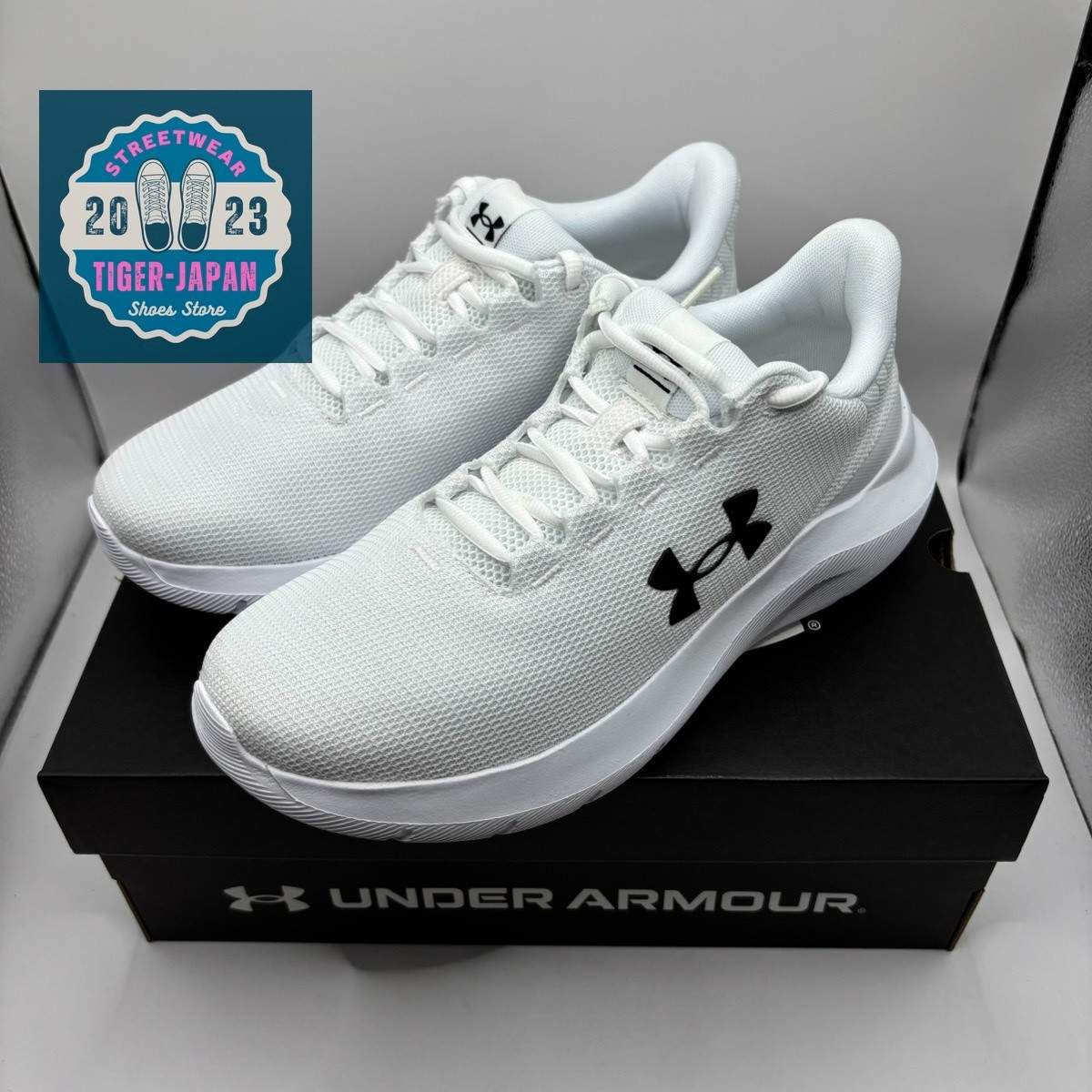 UNDER ARMOUR UA Fade RN 3 Running Men’s 3028252 100 White White Black Shoes