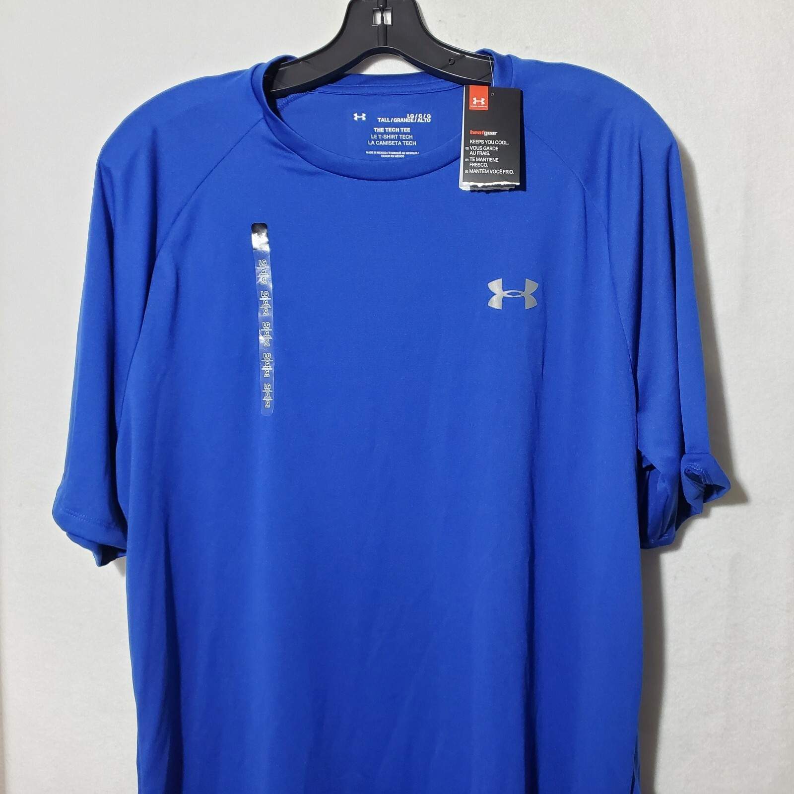 Under Armour shirt Men’s Large Blue The Tech Tee Shirt Crewneck Short Sleeve NWT