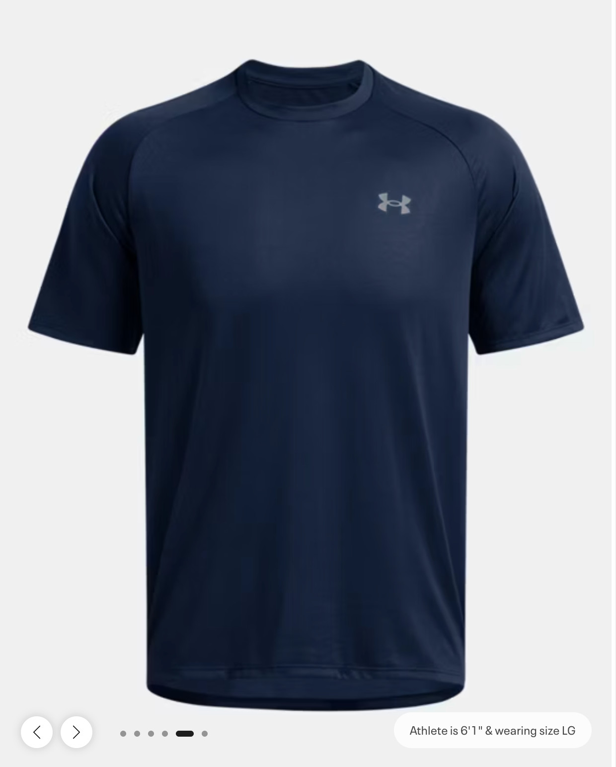 Under Armour UA Tech 2.0 Tee Size 2XL Men’s T-Shirt Dark Navy Color