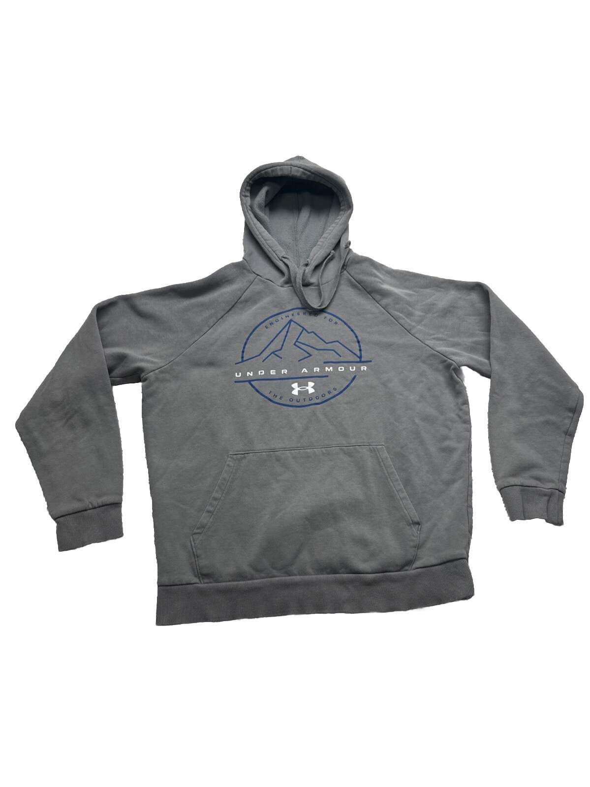 Under Armour Pullover Hoodie Men M Engineered For The Outdoor Graphic Sweatshirt
