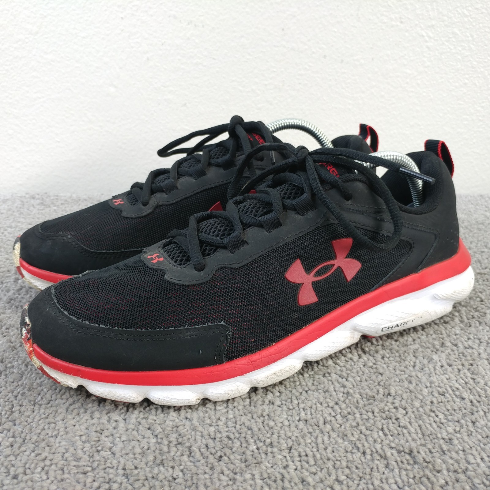 Under Armour Charged Assert 9 Mens Size 10 Running Shoes Athletic Sneakers Black