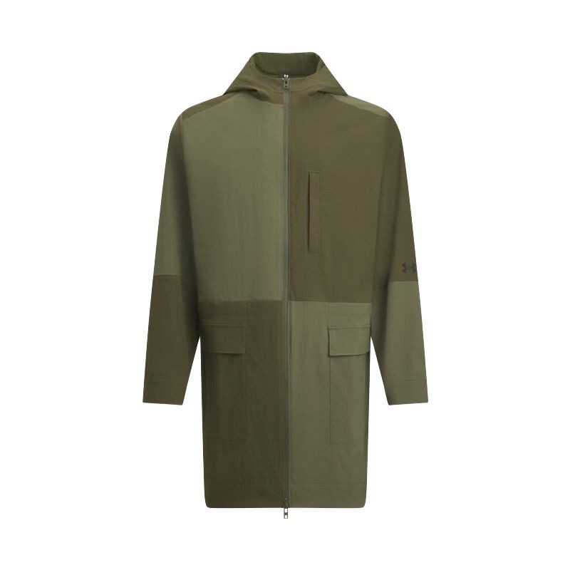 Under armour Unstoppable FW25 Free Series Logo Zip Sports Loose Long Jacket