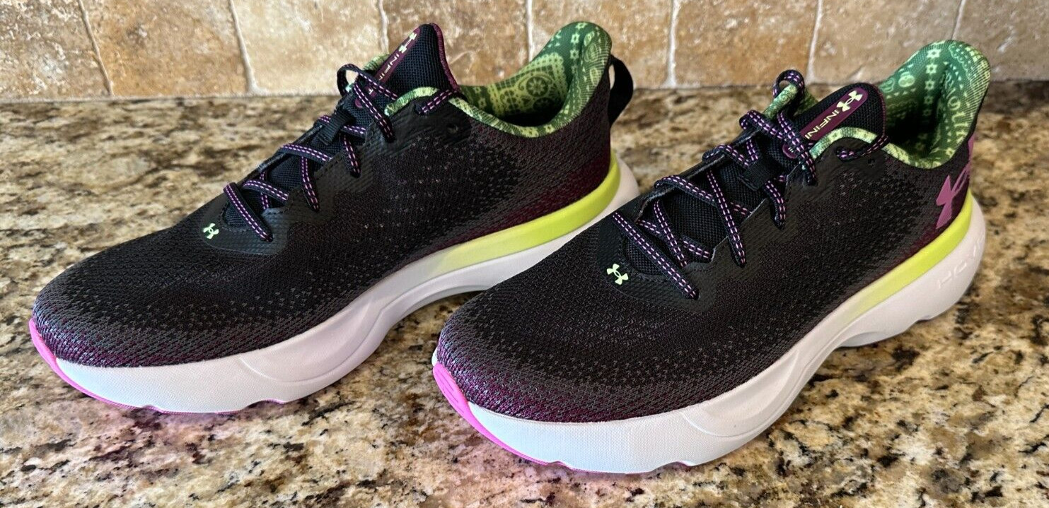 Under Armour Sz 10.5 Multi-Color Men’s Running Shoes Training 3028086-001 G6 New