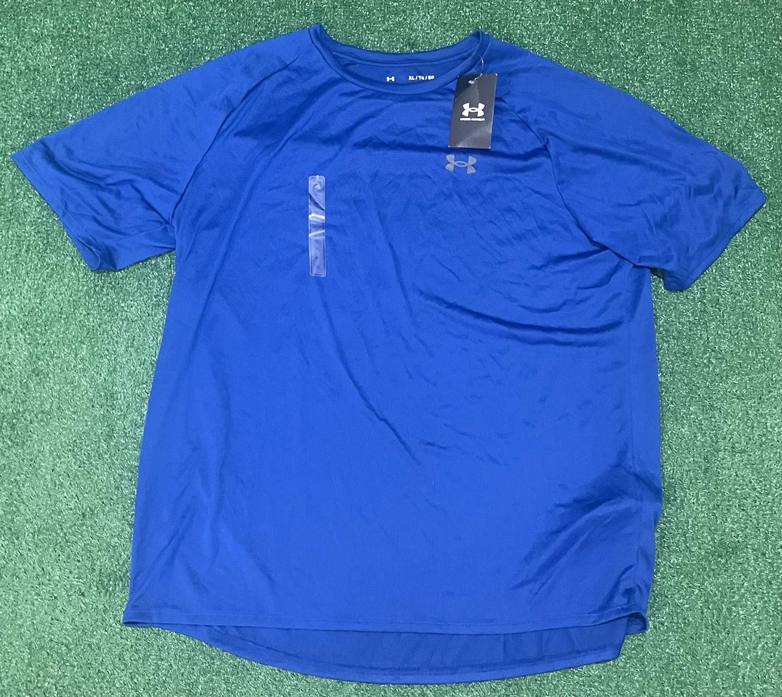 Under Armour The Tech Tee Blue Short Sleeve Shirt Mens XL NWT
