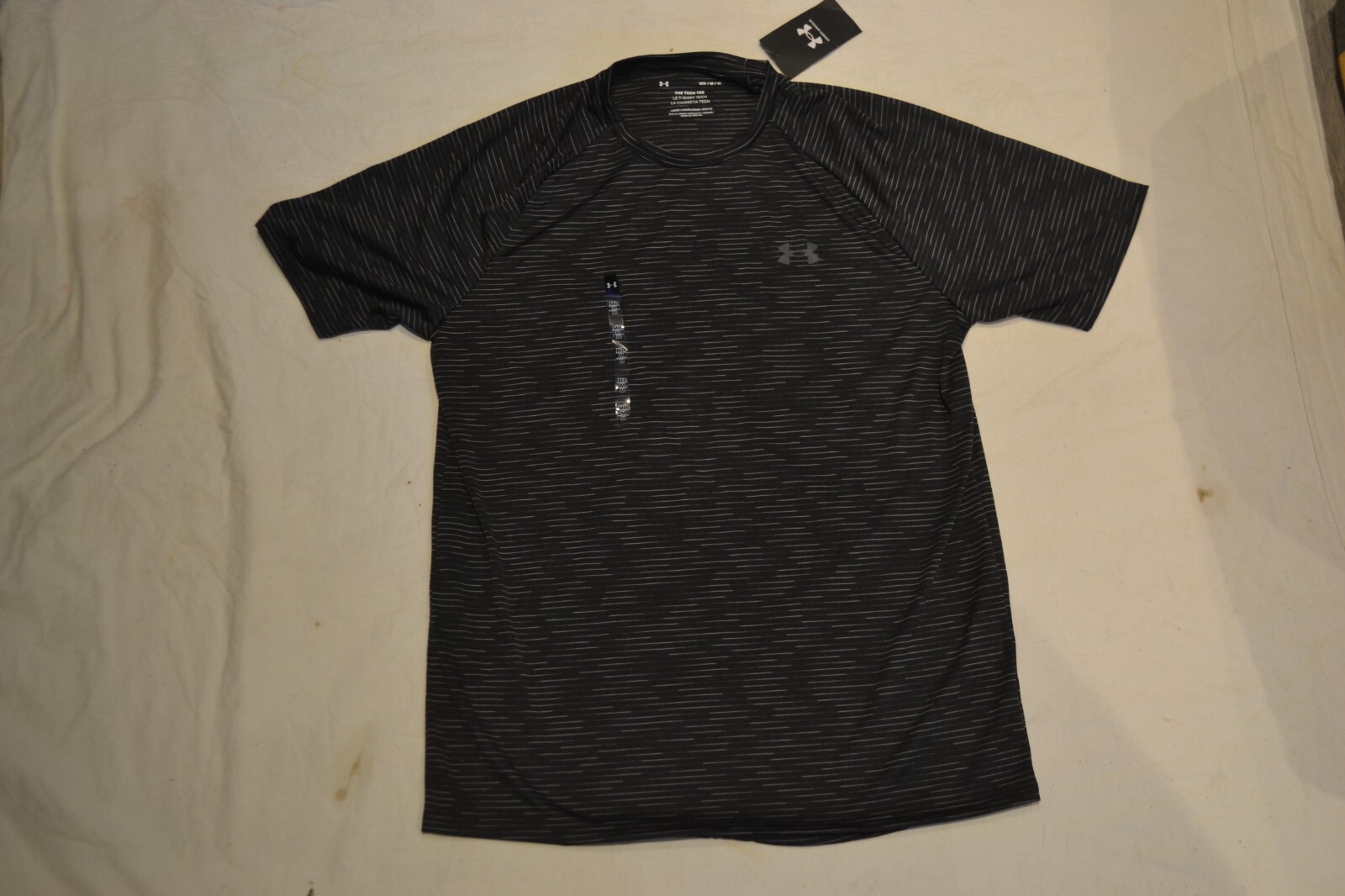 Under Armour Big Men’s UA Tech 2.0 BLACK Short Sleeve T-Shirt SZ MD M