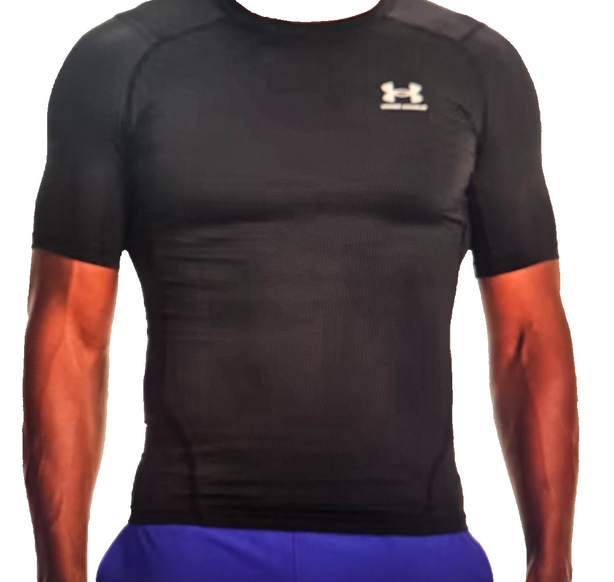 Under Armour Heatgear Short Sleeve Compression Shirt Mens Size XL Black New
