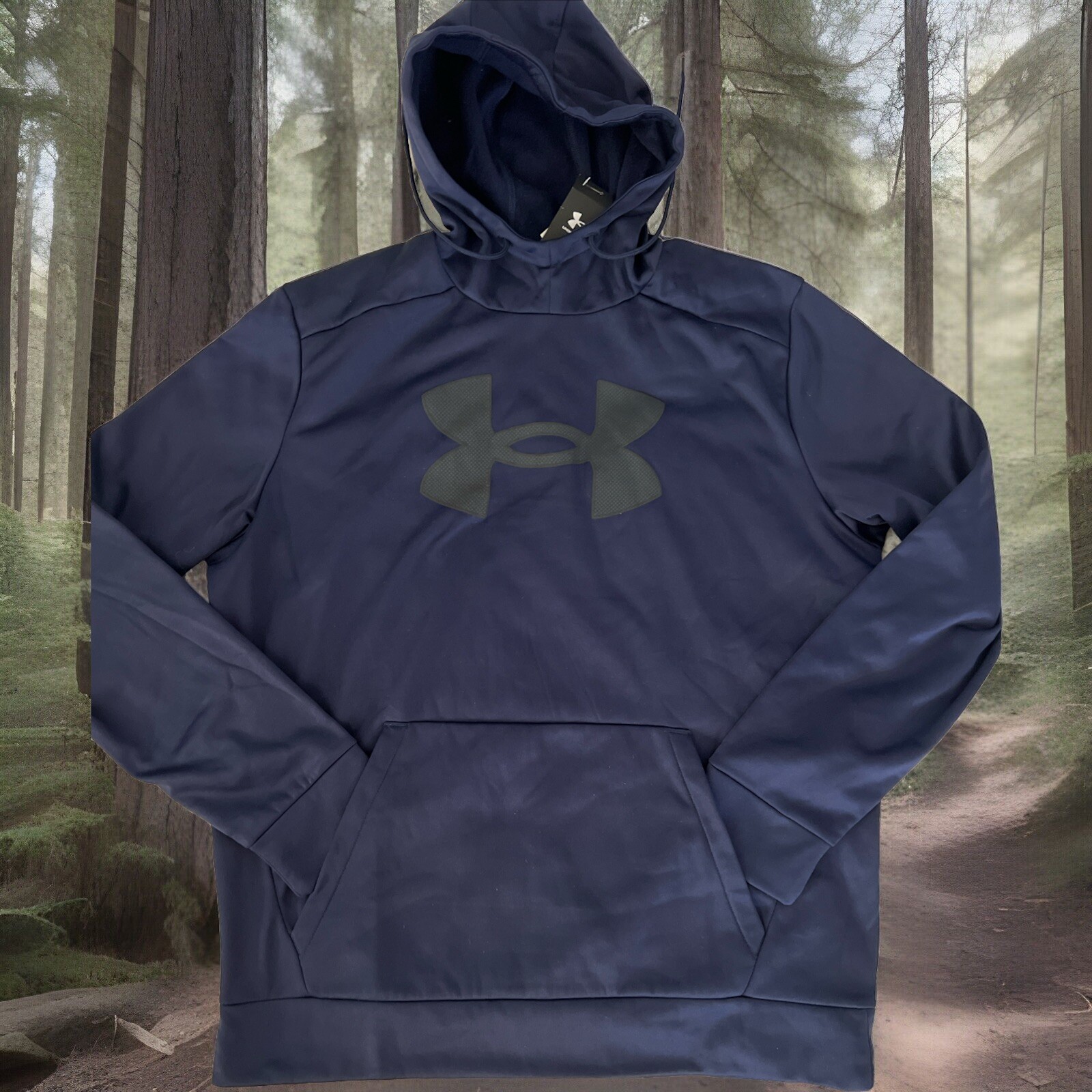 Under Armour Fleece Big Logo Hoodie Loose Fit  1373352 $60