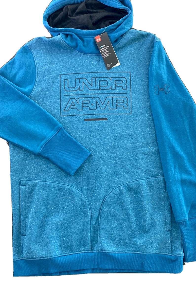Under Armour Hoodie BaseLine Sweatshirt UA Cold Gear Pullover Men Sz M NWT